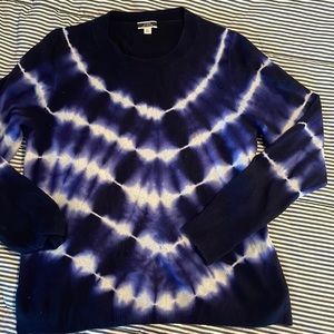 J. Crew cashmere tie dye sweater